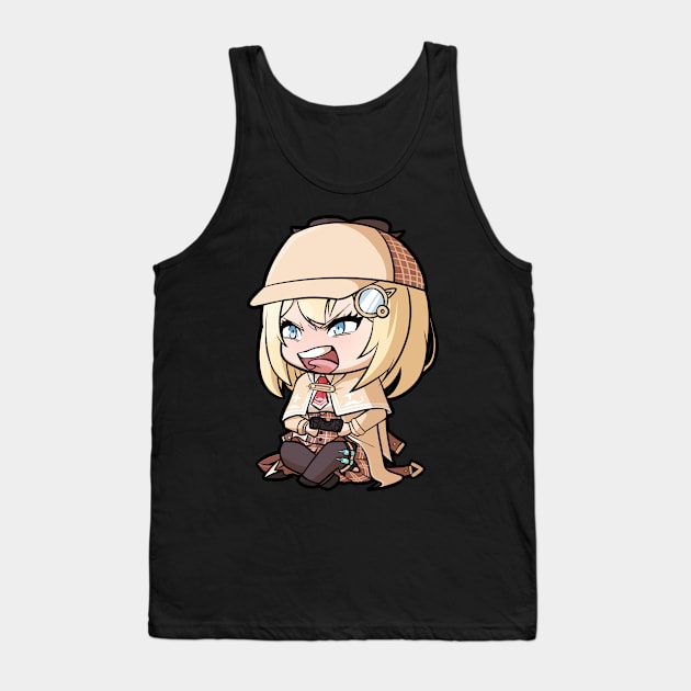 Chibi Amelia Watson - Hololive Tank Top by MangaXai